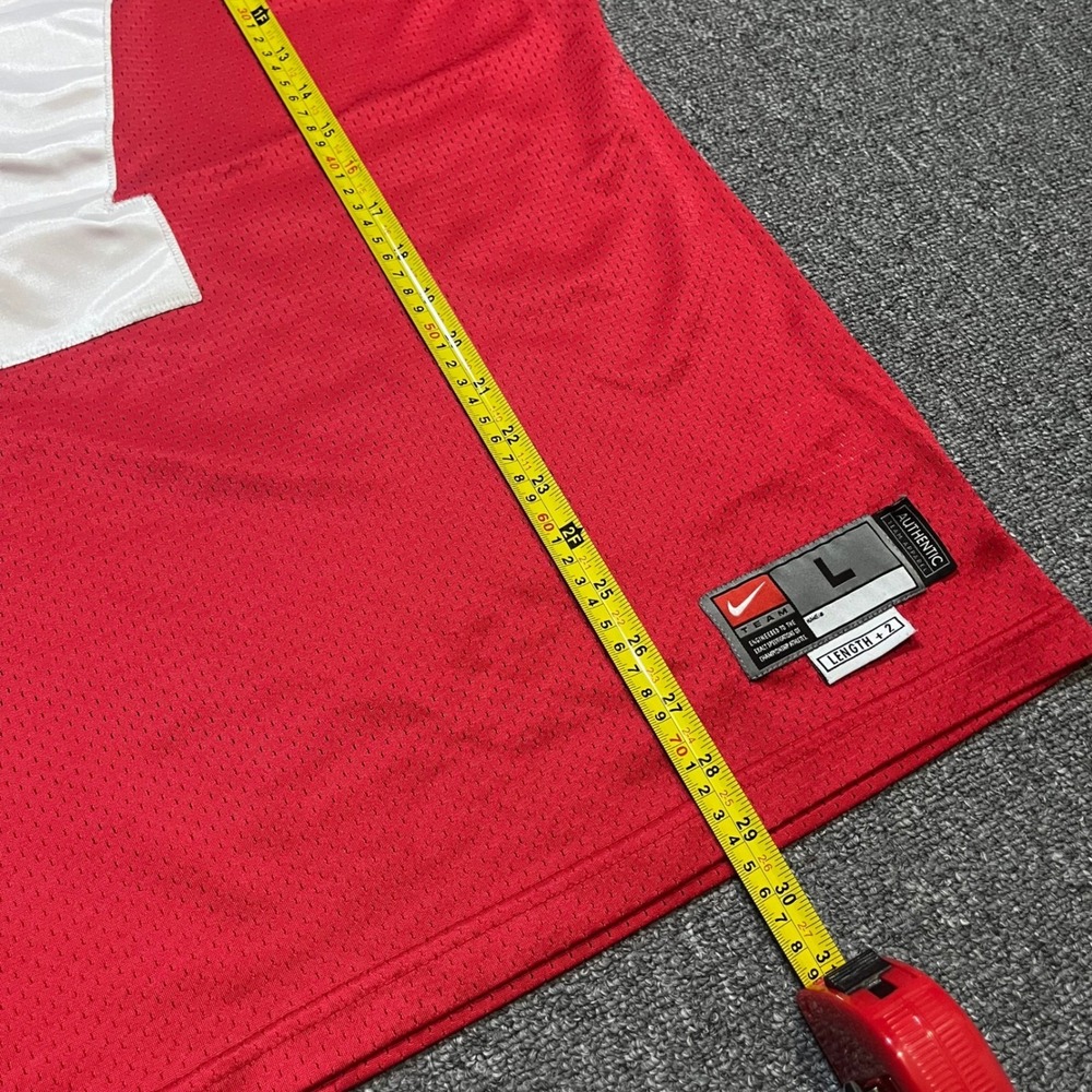 Nike Team Ohio State Buckeyes NCAA Football Jersey #7 Red White Size L - Picture 4 of 10